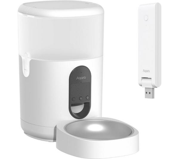 AQARA C1 Smart Pet Food Feeder with E1 Smart Hub - White