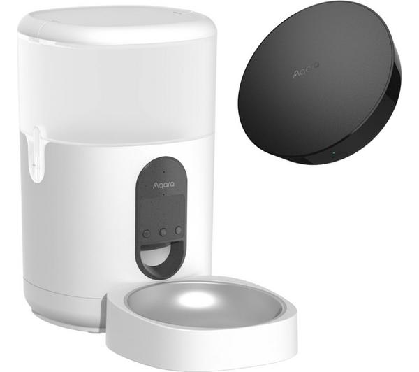 AQARA C1 Smart Pet Food Feeder with M2 Smart Hub - White & Black
