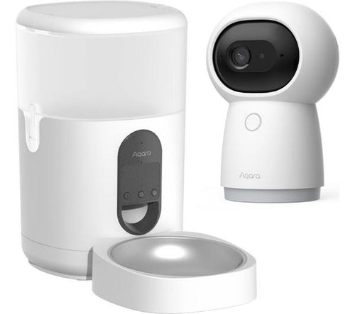 AQARA C1 Smart Pet Food Feeder with G3 Camera Hub - White