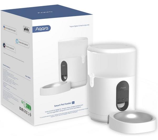 AQARA C1 Smart Pet Food Feeder with G3 Camera Hub - White