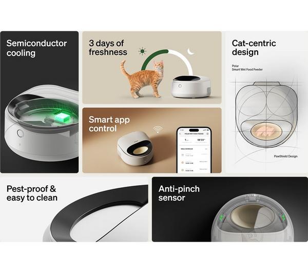 PETLIBRO Polar Smart Wet Food Pet Feeder - Black