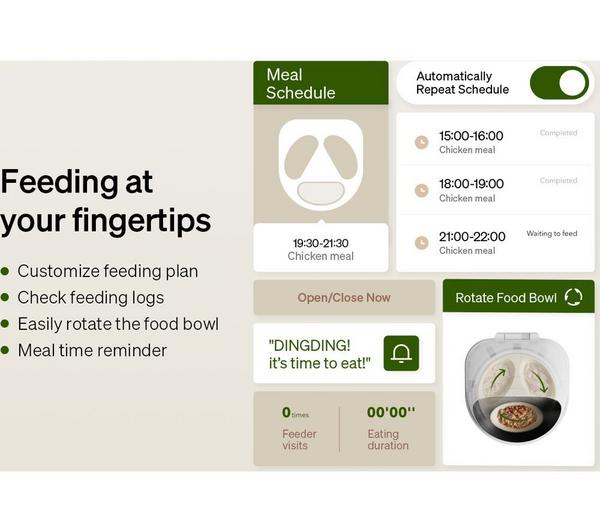 PETLIBRO Polar Smart Wet Food Pet Feeder - Black