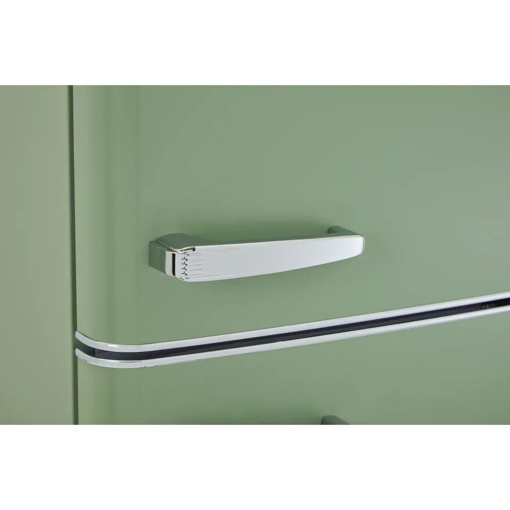 Betty Meadow Retro Static Fridge Freezer, 80/20, Green, D Rated