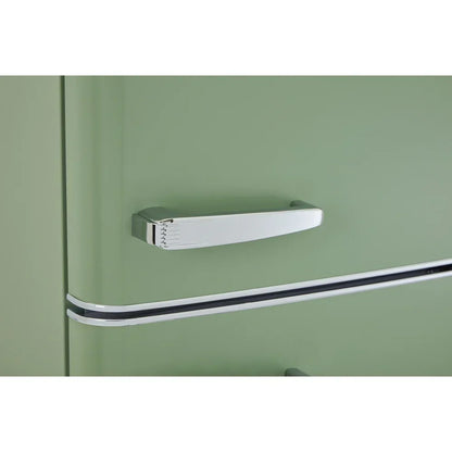 Betty Meadow Retro Static Fridge Freezer, 80/20, Green, D Rated