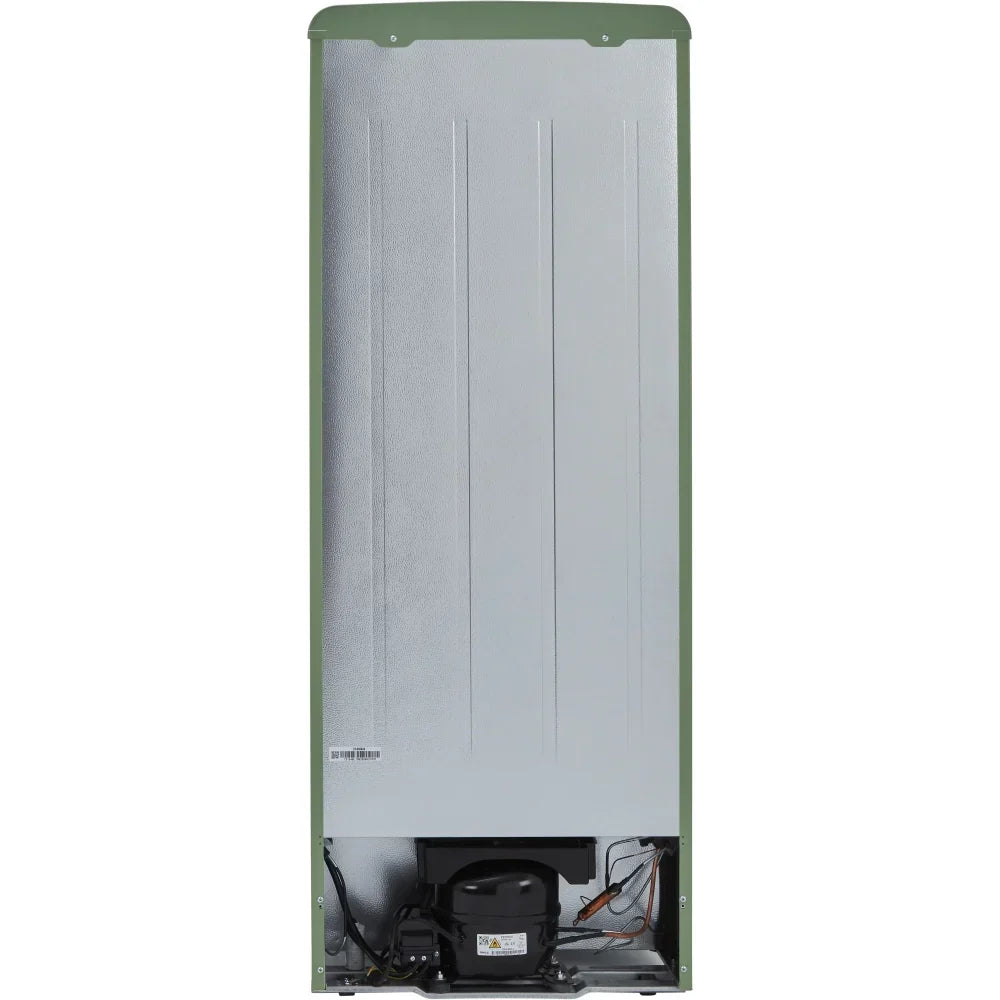 Betty Meadow Retro Static Fridge Freezer, 80/20, Green, D Rated