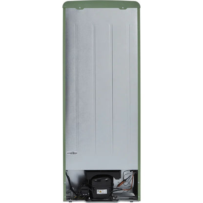 Betty Meadow Retro Static Fridge Freezer, 80/20, Green, D Rated