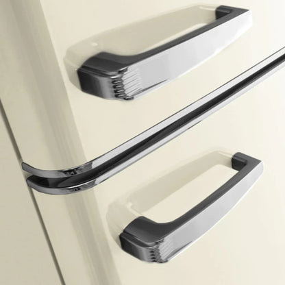 Amica FKR29653C Retro Static Fridge Freezer, 60/40, Cream, E Rated