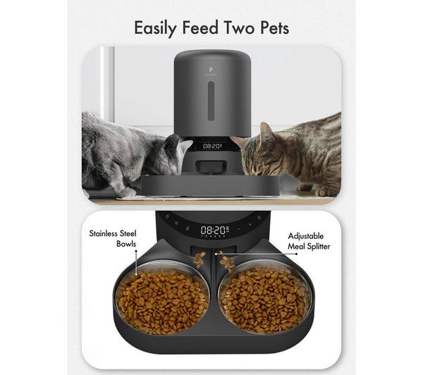 PETLIBRO Granary Automatic Dual Pet Food Feeder - 5 Litre, Black