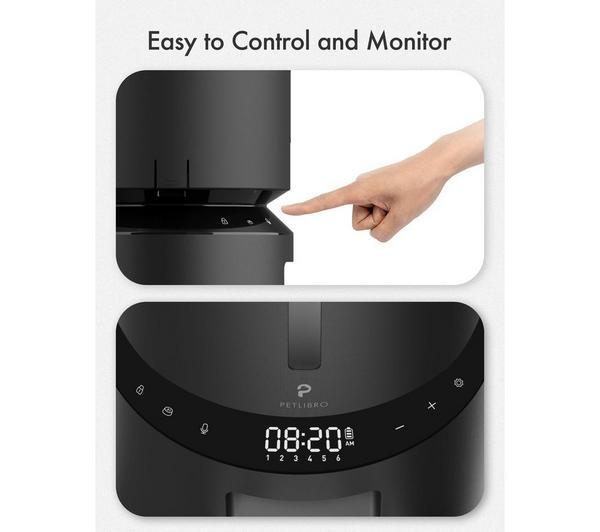 PETLIBRO Granary Automatic Pet Food Feeder - 3 Litre, Black