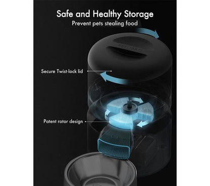 PETLIBRO Granary Automatic Pet Food Feeder - 3 Litre, Black